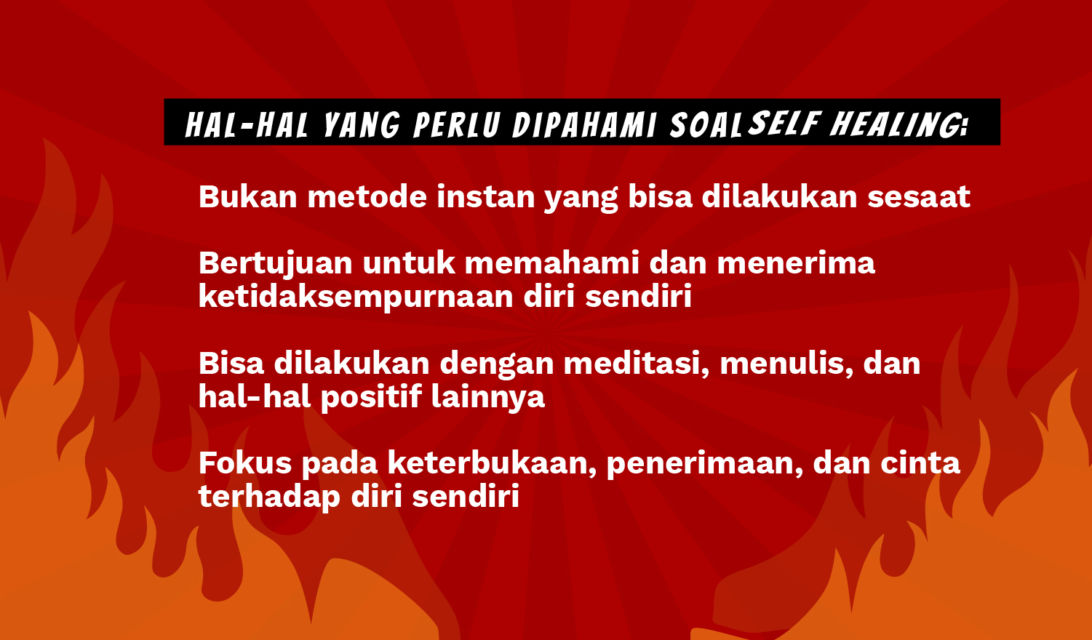 Self Healing yang Tepat Bukan Sekadar Meluapkan Emosi Sesaat, Butuh Waktu dan Konsistensi