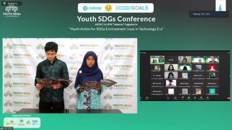 YSC 2021 Mantapkan Pemuda Untuk Berkontribusi Wujudkan SDGs di Indonesia dengan Deklarasi