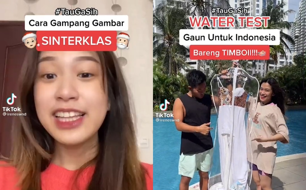 Berkarya Lewat Art dan Fashion, Kreator Irene Suwandi Menangkan Challenge #TauGaSih TikTok Indonesia