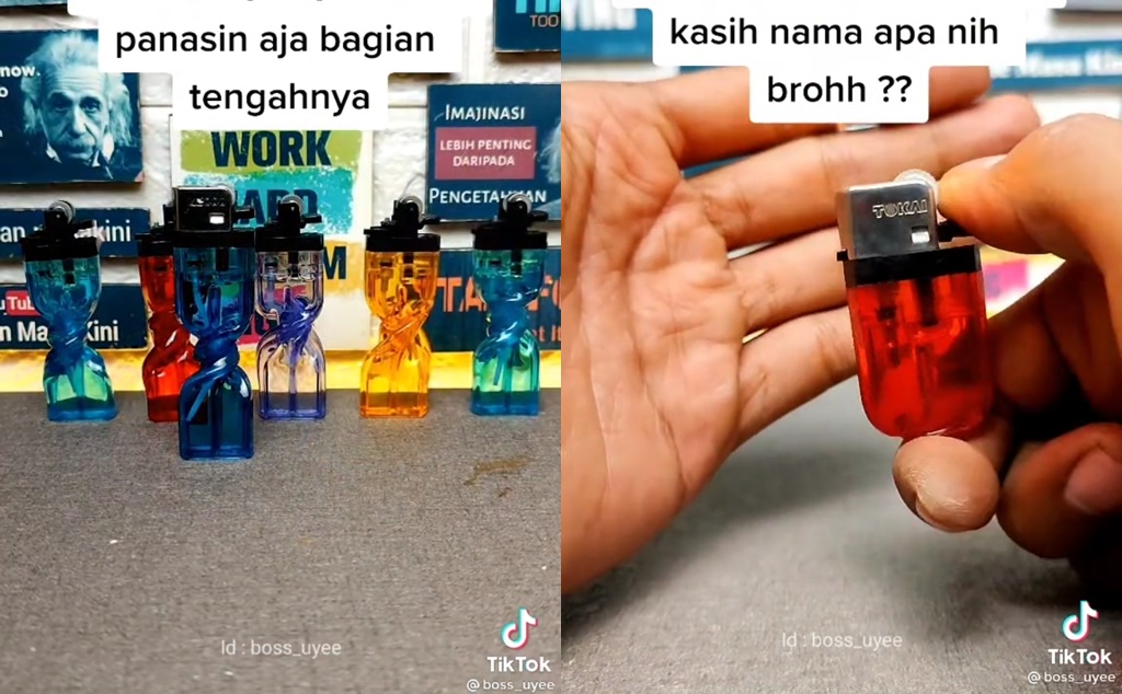 Ubah Limbah Korek Api jadi Karya Seni, @boss_uyee Menangkan Challenge #TauGaSih TikTok Indonesia