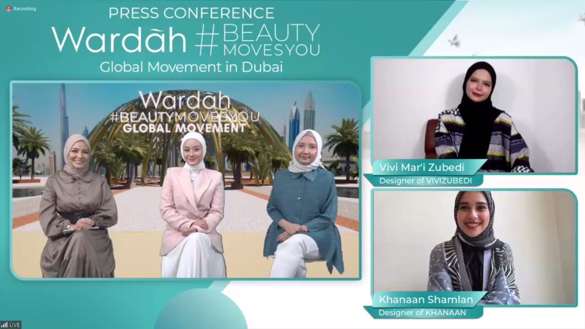 Maju Bersama dan Bawa Manfaat, Wardah Bagikan Momen Keseruan Kampanye #BeautyMovesYou Global Movement in Dubai