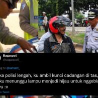 Cerita Warganet Kabur Saat Ditilang, Kalau Udah Kepepet Auto Kreatif!