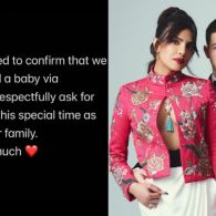 Priyanka Chopra dan Nick Jonas Sambut Bahagia Anak Pertama dari Ibu Pengganti