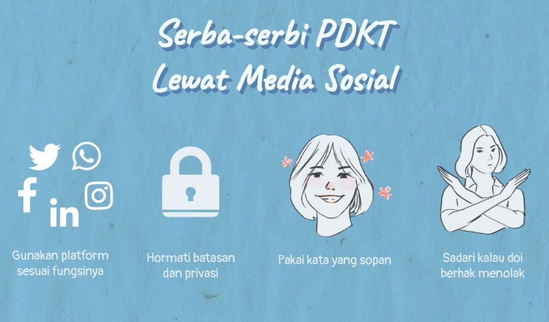 Tutorial Tepat PDKT Melalui Media Sosial, Jangan sampai Doi malah Ilfeel