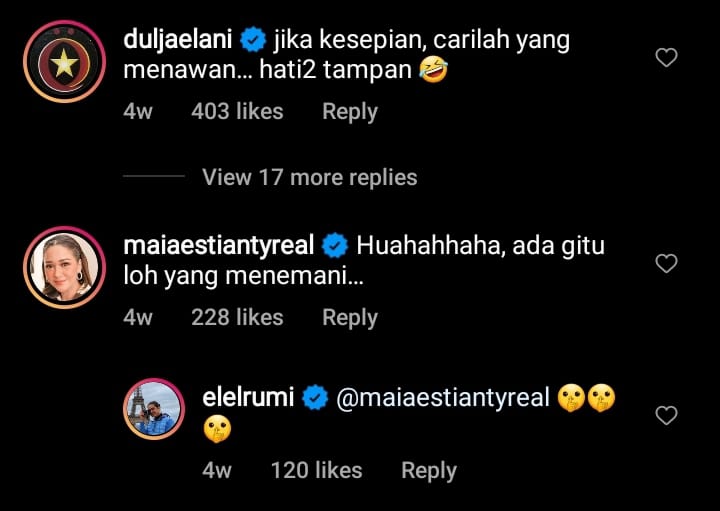 Maia dan Dul komentari akun El