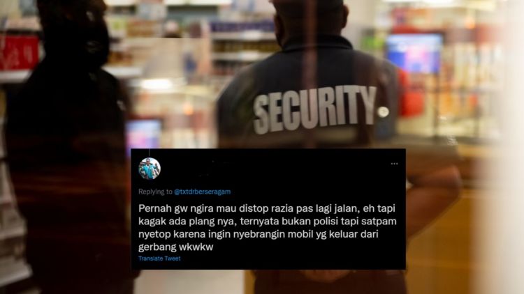 Pengalaman Kocak Warganet Bingung Bedakan Seragam Satpam dan Polisi