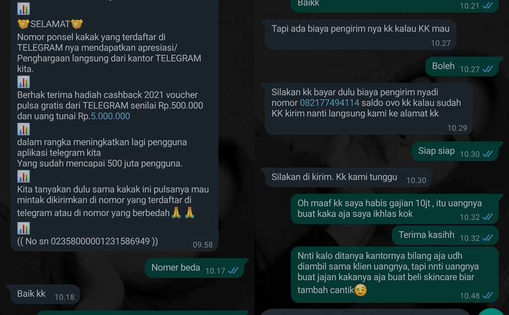 Pengalaman Kocak Warganet dengan Penipu Bukti Transfer Palsu. Pernah Ngalamin?