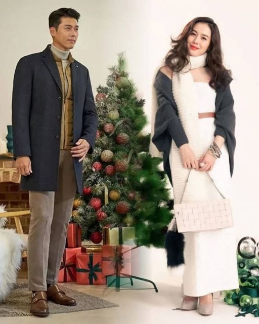 Busana ala Son Ye-jin dan Hyun Bin