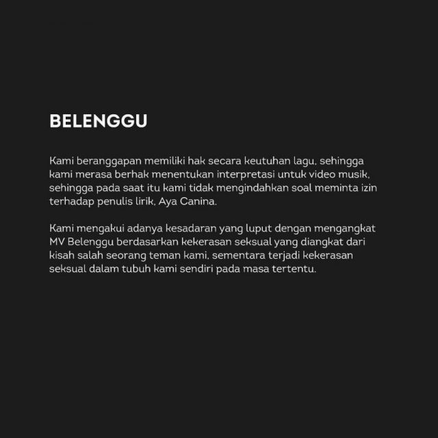 Lagu belenggu