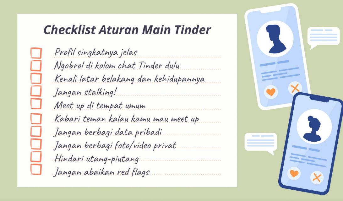 Checklist Main Tinder