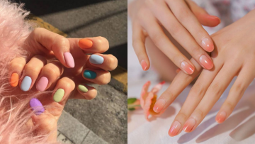 Nail Art Korea yang Tren Tahun ini. Bergradasi sampai yang Ada Berliannya~