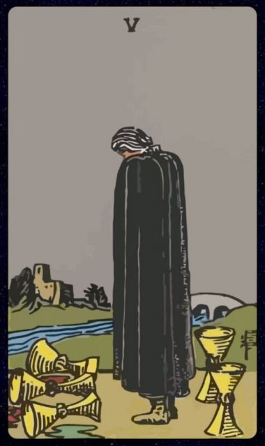 Five of cups