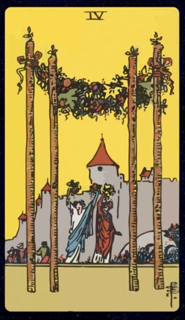 Four of wands