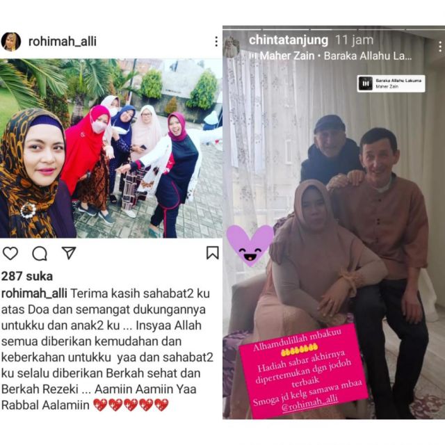 Ucapan Rohimah dari teman-temannya