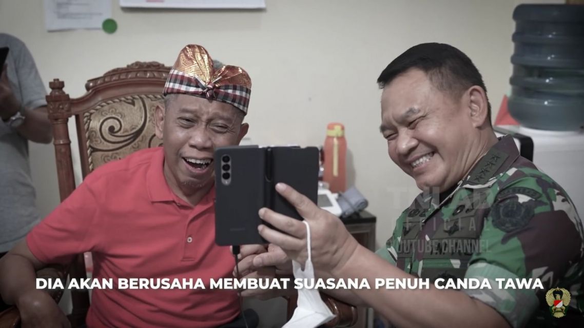 Jenderal Dudung jenguk Tukul Arwana