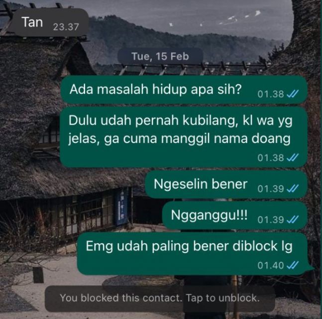 Chat singkat