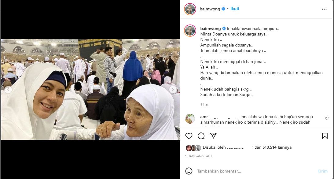 Nenek Iroh meninggal dunia