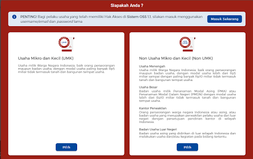 cara daftar UMKM lewat online