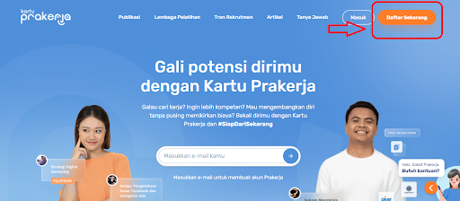 Daftar kartu prakerja