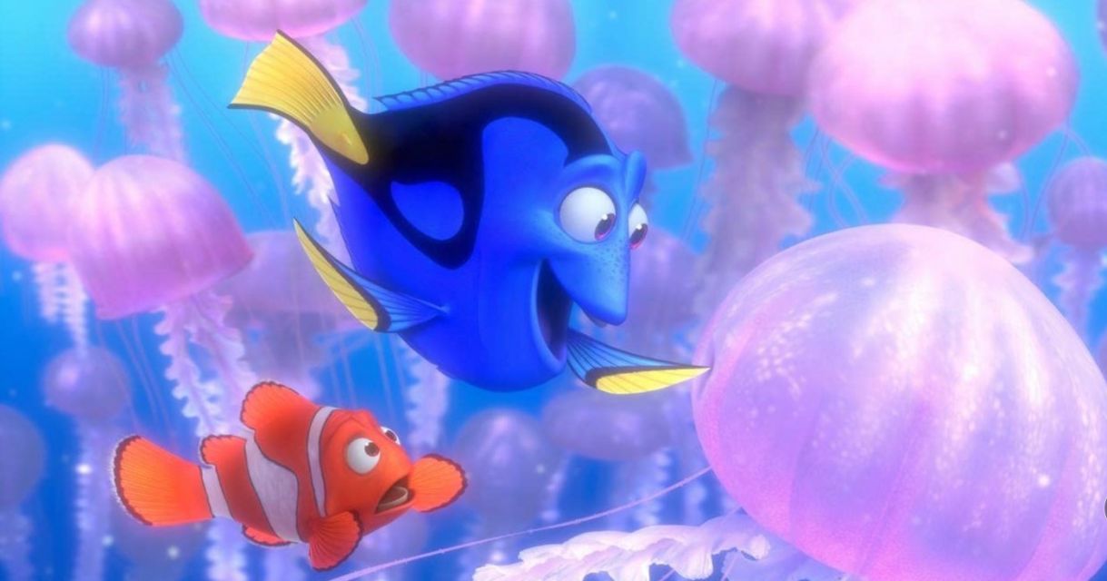 Albert Brooks and Ellen DeGeneres in Finding Nemo (2003)