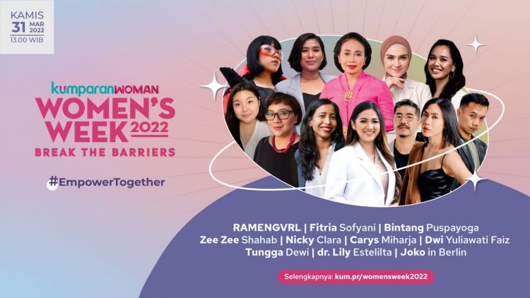 Ajak Seluruh Perempuan Indonesia Dobrak Batasan, kumparanWOMAN Kembali Gelar Women’s Week 2022