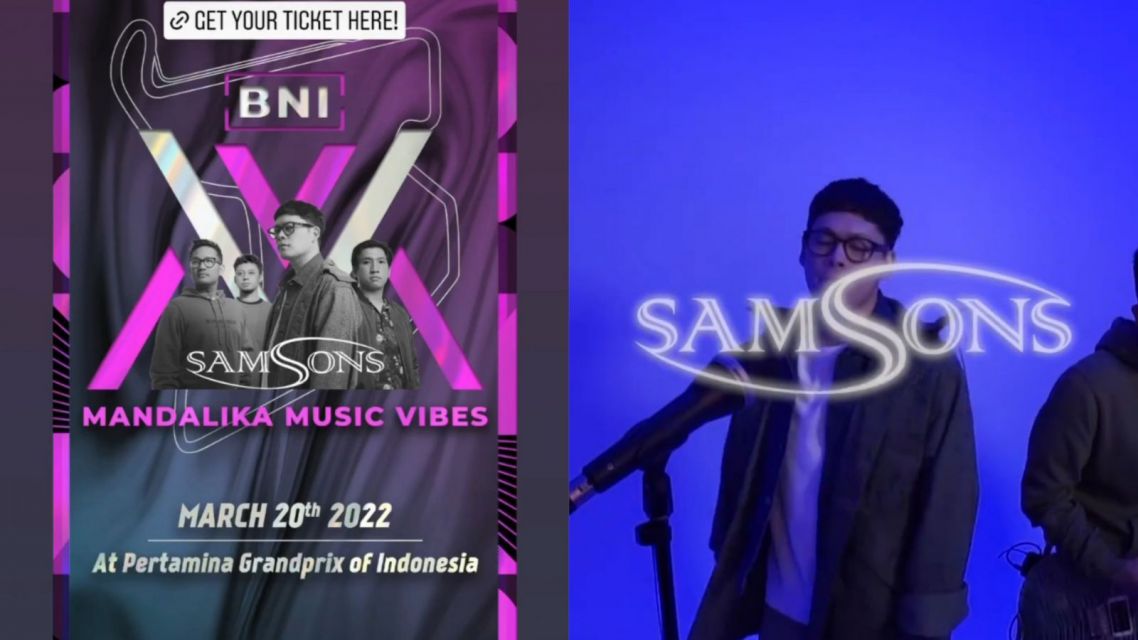 SamSonS Live musik di Mandalika