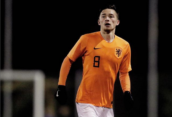 Jordy Wehrmann di timnas junior Belanda