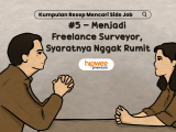 Step by Step Menjadi Freelance Surveyor. Nggak Butuh Syarat yang Rumit~