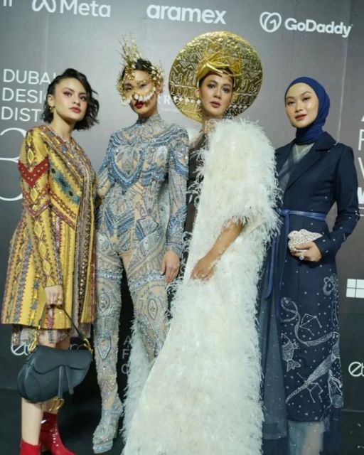 Potret Paula di Arab Fashion Week