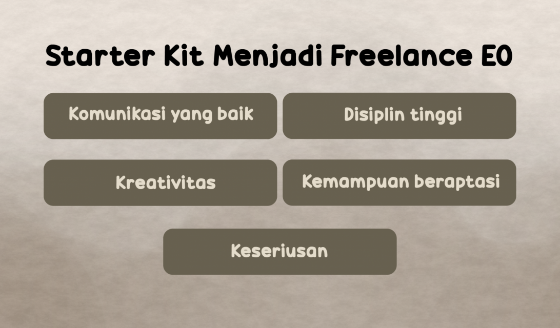 Jadi Freelance EO