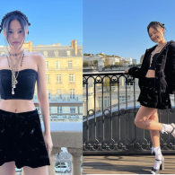 Gaya Jennie BLACKPINK di Paris Fashion Week 2022. Manis Pakai Serba Hitam!