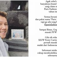 Lucky Heng Ungkap Kehadiran Brand Indonesia di Paris Hanya untuk Show Biasa