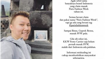 Lucky Heng Ungkap Kehadiran Brand Indonesia di Paris Hanya untuk Show Biasa