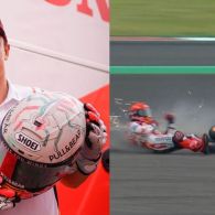 Marc Marquez Dilarikan ke RS Usai Kecelakaan di MotoGP Mandalika