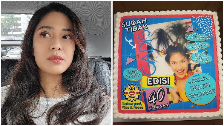 Dian Sastro Ulang Tahun ke-40, Kuenya Curi Perhatian: Sudah Tidak GADIS