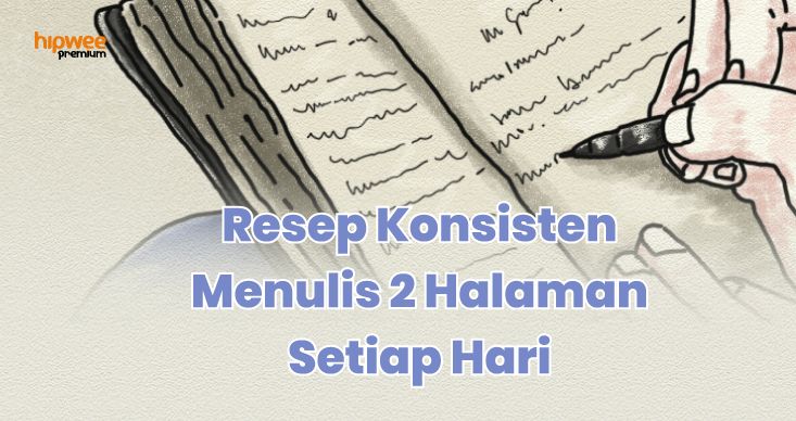 Resep Konsisten Menulis 2 Halaman Setiap Hari. Wujudkan Mimpi Jadi Penulis Ahli