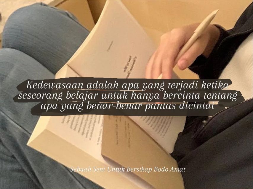 buku sebuah seni untuk bersikap bodo amat