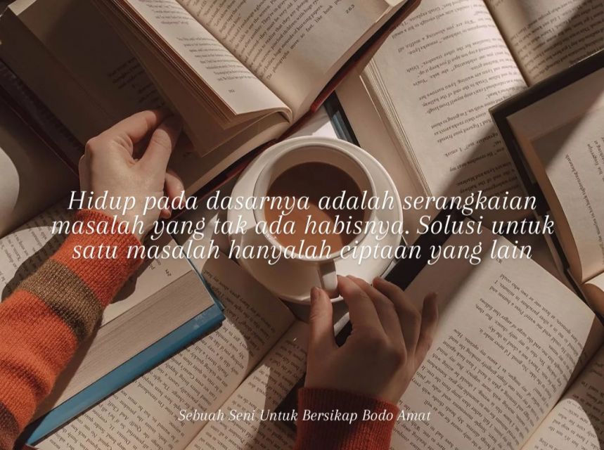 buku sebuah seni untuk bersikap bodo amat