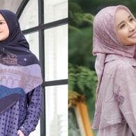 Ide Padu Padan Hijab Segi Empat Motif yang Jadi Tren Ramadan 2022 ala Seleb