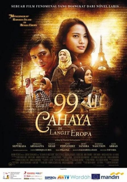 99 cahaya di langit eropa