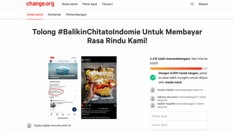 Muncul Petisi, Netizen Minta Direktur Indofood Axton Salim Kembalikan Chitato Indomie