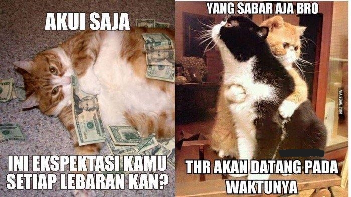 11 Meme Dapat THR Lebaran 2022 yang Ngenes tapi Bikin Ngakak