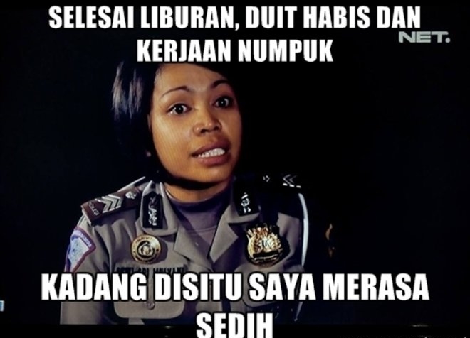 11 Meme Kocak Libur Lebaran Telah Usai, Lucu Tapi Bikin Nyesek!