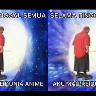 Potret Warganet Halu Pengin Pindah ke Dunia Anime. Berat Banget Hidup di Dunia Nyata