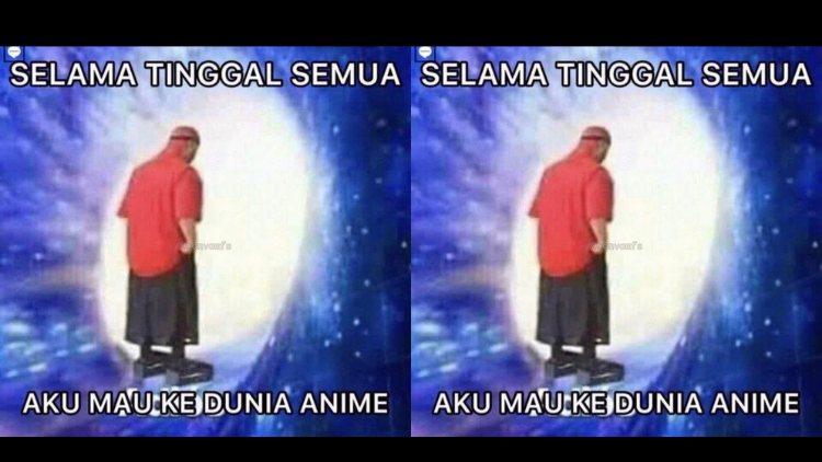 Potret Warganet Halu Pengin Pindah ke Dunia Anime. Berat Banget Hidup di Dunia Nyata