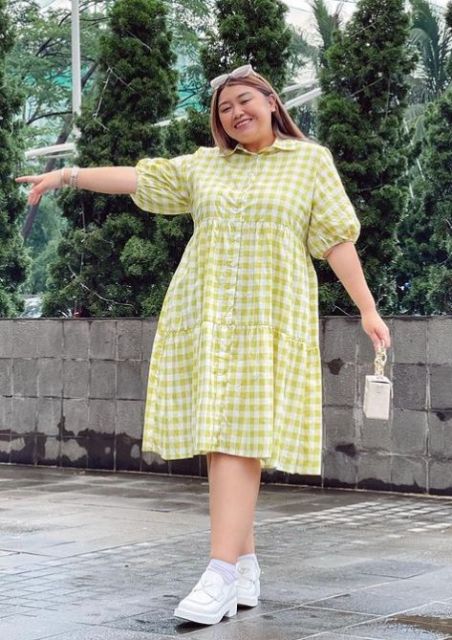 Inspirasi Gaya Outfit untuk Tubuh Plus Size ala Clarissa Putri. Stunning!