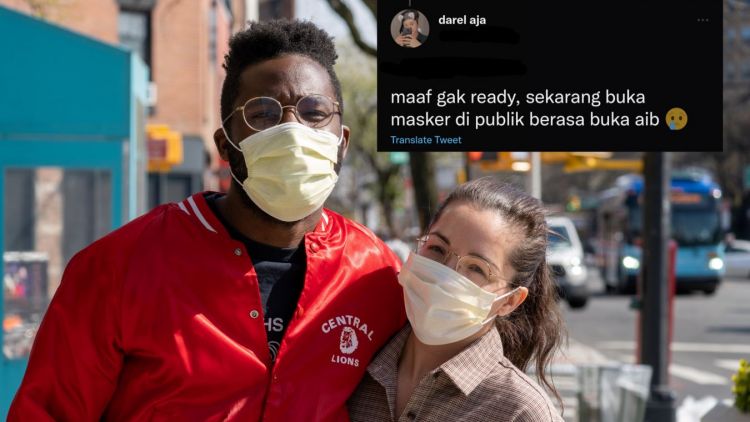 10 Reaksi Kocak Warganet Soal Kebijakan Lepas Masker di Ruang Terbuka. Ada-ada Aja~