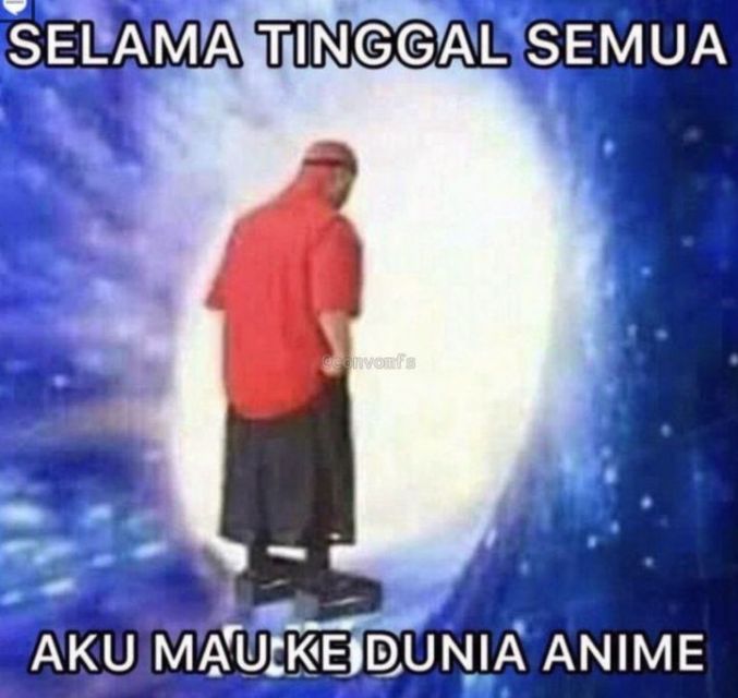 Potret Warganet Halu Pengin Pindah ke Dunia Anime. Berat Banget Hidup di Dunia Nyata