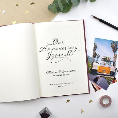 Hadiah pernikahan anti mainstream : anniversary journal