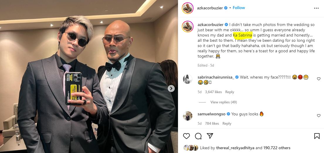 Deddy Corbuzier Ungkap Alasan Azka Panggil Ibu Sambungnya Kakak, Bukan Mama